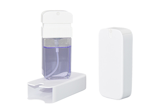 35ml Portable Square Card Disinfection Spray Bottle Plastic Sub Packing Perfume Bottle
