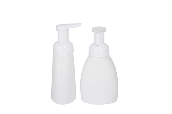 250ml Oval PET Foam Pump Bottle Skin Care Packaging Clear Plastic Soap Foamer Pump Bottles UKF09