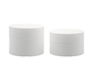 White Pp 30g 50g Airless Pump Cream Jar Od 64mm Cosmetic Vacuum Packaging