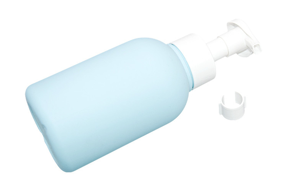 Blue Packaging Material Pe Foam Pump Bottle 500ml For Hand Sanitizer