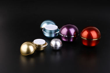 Acrylic Circular Cosmetic Cream Jars PMMA+PP cap 15ml 30ml 50ml