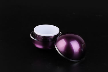 Acrylic Circular Cosmetic Cream Jars PMMA+PP cap 15ml 30ml 50ml