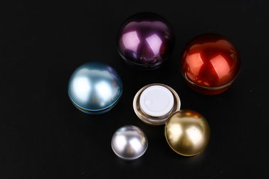 Acrylic Circular Cosmetic Cream Jars PMMA+PP cap 15ml 30ml 50ml