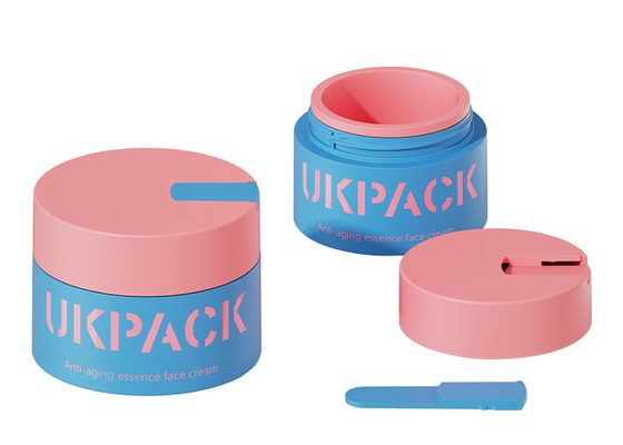 PP Capacity 50g 100g Cosmetic Cream Jars With Small Scoop