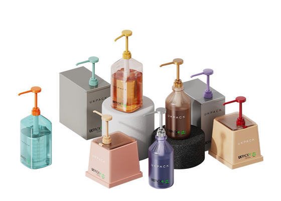 UKR30 Series Round Button Dispenser - Precision 15ml/30ml Dosing For Sauces & Condiments | Food-Grade PP | 38mm/43mm Neck Size | Custom Colors & Logo Printing Available