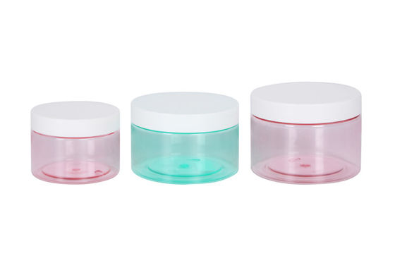 Empty Transparent PET 100g 250g 300g Mono Body Cream Jar Od 92mm