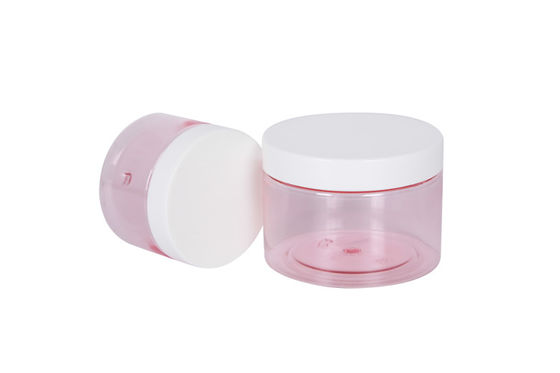Empty Transparent PET 100g 250g 300g Mono Body Cream Jar Od 92mm