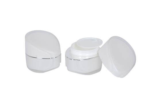 120ml Acrylic Lotion Cosmetic Pump Bottle Set Jar Obliquely Round Triangle For Personal Care