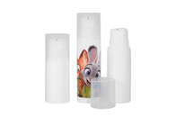150ml / 200ml / 250ml Warna dan logo yang disesuaikan Botol PP Airless Kontainer Kemasan Kosmetik UKA21